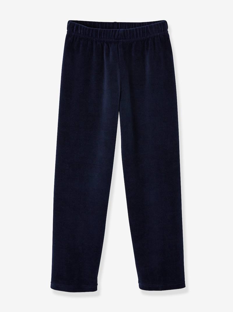 Lot de 2 pyjamas garçon velours Dino - lot emeraude